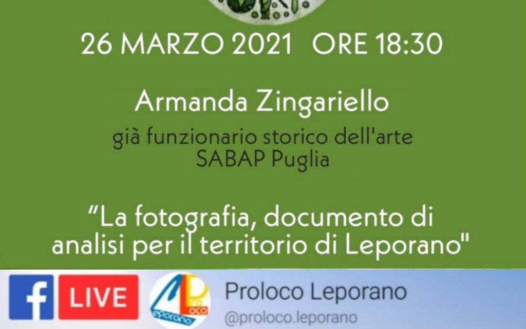 CHORA,il territorio si racconta online…VII Webinar